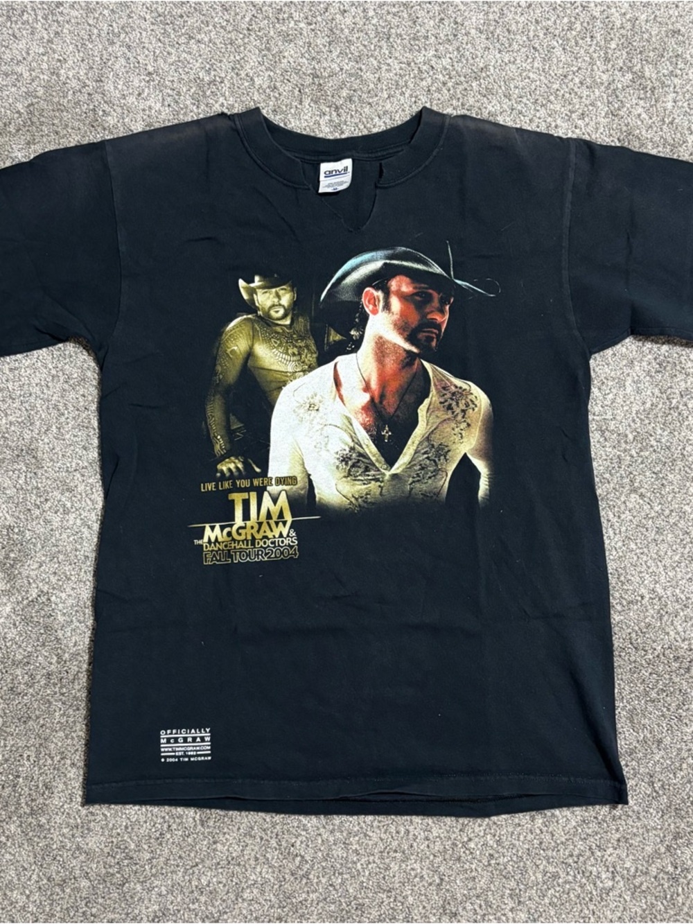 Vintage Y2K 2004 Tim McGraw Tour T Shirt